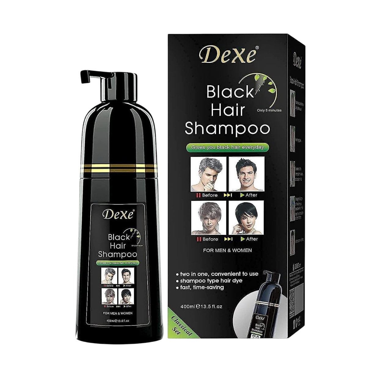 Dexe Black Hair Shampoo 400ML